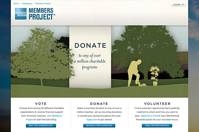 Members Project, Donate
